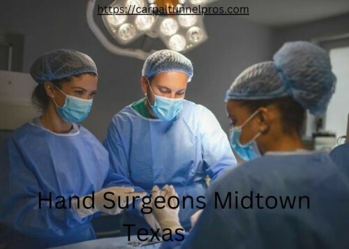 Get the best hand care you can find with Hand Surgeons Midtown Texas! Our team of expertly trained hand surgeons are here to provide you with the highest quality of care and treatment you deserve. From carpal tunnel to tendonitis, our surgeons will diagnose, treat and help your hands return to the activities you love. With our state-of-the-art facility and unsurpassed patient care, we’re here for all your hand surgery needs. Don't wait - get your hands in the best shape of their lives with Hand Surgeons Midtown Texas! For more information, visit our website or call on at  7133744263 
https://carpaltunnelpros.com