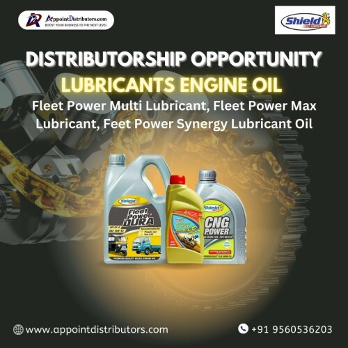 Check out Distributorship Opportunity in Engine Oil and Lubricants