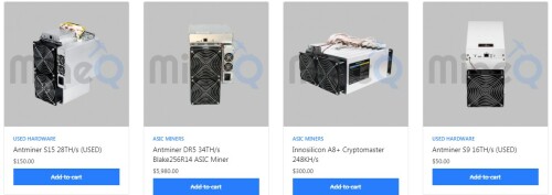 Antminer L7 is the latest Scrypt ASIC miner from Bitmain. It produces 9500MH/s and a power consumption of 3425W. Most efficient Scrypt miner.

Please Visit here:- https://mineq.cn.com/shop/antminer-l7-9500-mh-s-scrypt-asic-miner/