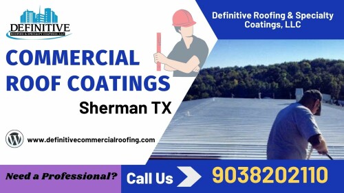 Roof coating is the simplest way to repair a roof and the very best roofing company, i.e. Definitive Roofing & Specialty Coatings, LLC can perform this service to provide a long-lasting roofing solution that maximizes the roof’s performance.For more information you can visit :www.definitivecommercialroofing.com