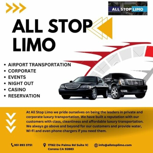 All Stop Limo's automobile service in Newport Beach provides unparalleled luxury transportation. Our top-of-the-line vehicles and expert drivers ensure a comfortable and efficient journey to any location. Book now and experience the pinnacle of transport expertise.


Visit here:-https://allstoplimo.com/newport-beach/