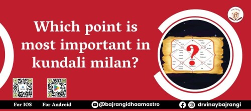 Kundali milan, also known as Kundli Matching or Horoscope Matching, is a vital step in Hindu marriages. It is believed to ensure the compatibility of a couple and predict the success of their marital union. In this blog, we explore the various tests and factors involved in Kundali milan and discuss their significance. Renowned astrologer Dr. Vinay Bajrangi will guide us through the essential aspects of this intricate process. If you are looking for govt job prediction by date of birth contact us. For more info visit: https://www.vinaybajrangi.com/hindi/marriage-astrology/kundli-matching-for-marriage.php | https://www.vinaybajrangi.com/career-astrology/government-job.php | https://www.vinaybajrangi.com/services/online-report/mangal-dosha-calculator.php