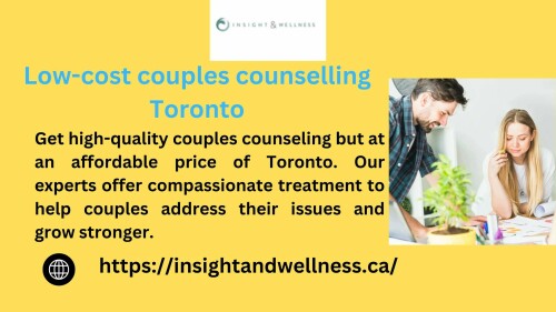 Low cost couples counselling Toronto