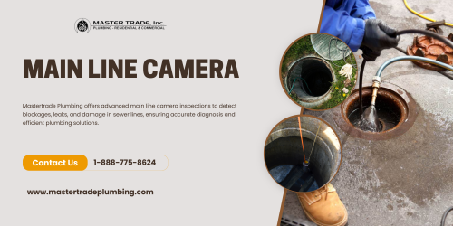 Ensure the health of your plumbing system with Mastertrade Plumbing’s advanced Main Line Camera inspection services. Our state-of-the-art technology provides a non-invasive way to locate obstructions, leaks, and structural damage within your sewer or drain lines. By identifying problems early, we help you avoid expensive emergency repairs while extending the lifespan of your pipes. Serving residential and commercial properties, our skilled technicians deliver fast, efficient, and reliable inspections with accurate reports for long-term plumbing solutions.
https://www.mastertradeplumbing.com/