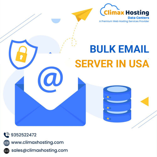 Climax Hosting is one of the largest and fastest bulk email service providers in USA. which is useful for beginner-friendly email marketing services. We count as the best bulk email service provider in India in the list of bulk email software providers that helps businesses to reach their audience by sending newsletters and promotional emails. It’s a cost-effective marketing solution. It’s much cheaper and easier than running TV ads or print ads.
Bulk Mailing Servers

https://www.climaxhosting.com/bulk-mailing-server.php