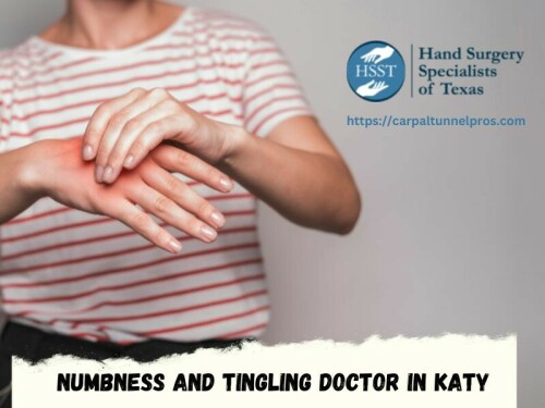 Discover relief with Numbness and Tingling Doctor in Katy, At Hand Surgery Specialists of Texas, our experienced doctors identify the roots of tingling and numbness and develop relevant treatment plans for long-lasting relief. Have faith in our dedication to your health as we assist you in living a pain-free, energised life. Join our committed team in Katy to embrace comfort and energy. For more information https://carpaltunnelpros.com/conditions/hand-numbness-and-tingling/