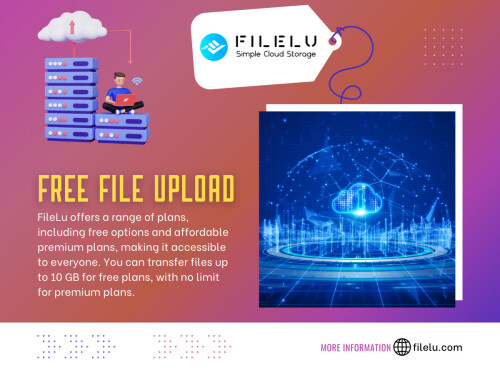 In today's digital world, sharing files has become a necessity for both personal and professional use. Whether you need to send large documents, photos, or videos, finding a reliable platform for free file upload can save you time and hassle. With so many options available, it's essential to choose a service that meets your needs without breaking the bank.

Official Website: https://filelu.com

Get in Touch: FILELU, LLC,Florida, USA

Read Our Blogs:

https://filelu.wordpress.com
https://medium.com/@filelucom
https://filelucom.mystrikingly.com
https://filelucom.tumblr.com

More Links:

https://www.facebook.com/filelucom
https://www.instagram.com/filelucom/
https://linktr.ee/filelu
https://beacons.ai/filelu
https://www.buzzfeed.com/filelu
https://vimeo.com/filelu
https://soundcloud.com/filelu