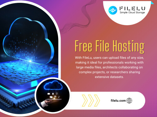 Free file hosting solutions offer a convenient way to store and share your files securely. You can easily upload files and share links with friends, colleagues, or clients, making collaboration smoother than ever. In this article, you'll discover the best free file hosting options that cater to your needs and ensure your files are accessible whenever you need them.

Official Website: https://filelu.com

Get in Touch: FILELU, LLC,Florida, USA

Read Our Blogs:

https://filelu.wordpress.com
https://medium.com/@filelucom
https://filelucom.mystrikingly.com
https://filelucom.tumblr.com

More Links:

https://www.facebook.com/filelucom
https://www.instagram.com/filelucom/
https://linktr.ee/filelu
https://beacons.ai/filelu
https://www.buzzfeed.com/filelu
https://vimeo.com/filelu
https://soundcloud.com/filelu