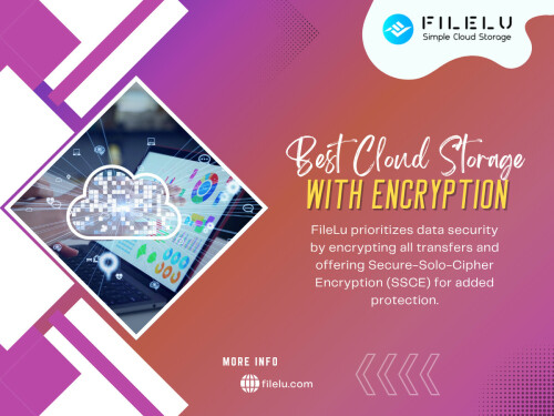 In the contemporary digital environment, safeguarding sensitive data has become increasingly imperative. With increasing cyber threats and data breaches, finding the best cloud storage with encryption is essential for safeguarding your information. Cloud encryption not only secures your data at rest but also ensures its integrity during transmission, allowing you to collaborate freely without compromising security.

Official Website: https://filelu.com

For More Information: https://filelu.com/premium/

Get in Touch: FILELU, LLC,Florida, USA

Read Our Blogs:

https://filelu.wordpress.com
https://medium.com/@filelucom
https://filelucom.mystrikingly.com
https://filelucom.tumblr.com

More Links:

https://www.facebook.com/filelucom
https://www.instagram.com/filelucom/
https://www.youtube.com/channel/UC88NKZIfPtk58kobkxC_Qtw
https://linktr.ee/filelu
https://heylink.me/filelu/
https://soundcloud.com/filelu
https://list.ly/filelucom/lists
https://issuu.com/filelu