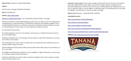 Tanana Air Conditioning & Heating