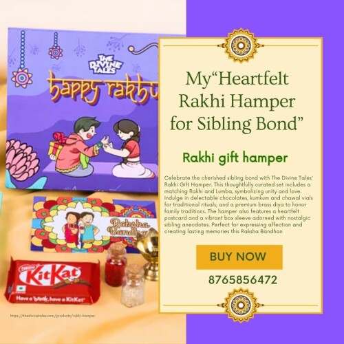 My“Heartfelt Rakhi Hamper for Sibling Bond”