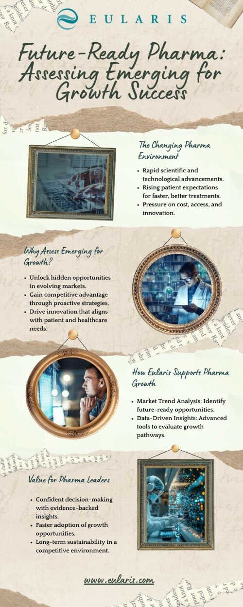 Eularis focuses on assessing emerging trends for pharma growth to help companies identify new opportunities and make smart business decisions. By analysing evolving markets and patient needs, Eularis guides pharmaceutical businesses in planning effective growth strategies and staying future-ready in a changing healthcare Industry.

Visit: https://eularis.com/ai-transformation-engine