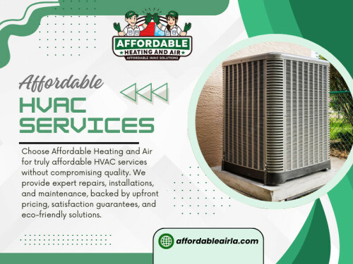 Even if your HVAC unit shows no obvious problems, age matters. Most systems last between 10–15 years. Older units are more prone to frequent repairs and decreased efficiency. Many affordable HVAC services in Los Angeles offer routine maintenance plans that help extend the lifespan of older systems and prevent unexpected failures.

Address: 9601 Cozycroft Ave Unit 1, Chatsworth, CA 91311, United States

Phone: +18187221332

Find us On Google Map: https://maps.app.goo.gl/v1v6uDrUmHYUBKgNA

Read our Blogs

https://affordableairla.wordpress.com/
https://affordableairla.tumblr.com
https://affordableairla.weebly.com/

More Links:

https://linktr.ee/affordableairla
https://heylink.me/affordableairla
https://c8ke.com/affordableairla