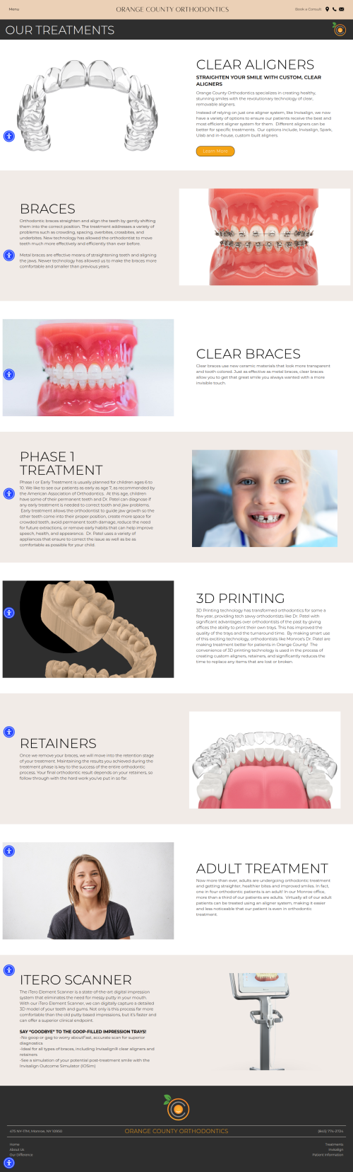 At Orange County Orthodontist, we offer expert orthodontic care with a focus on comfort, results, and affordability. Whether you're searching for affordable braces in Goshen, New York, or need a trusted provider for your child’s orthodontic treatment, our team is here to guide you every step of the way.

Learn More- https://www.ocortho.net/treatments