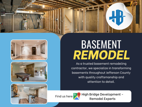 A basement renovation isn’t only about gaining more space—it’s a way to reimagine how your home supports your day-to-day needs. If you're exploring a basement remodel near me, the journey begins with clarity of purpose and ends in an upgraded, versatile space that boosts comfort and long-term value.

High Bridge Development

Address: 101 North 7th Street, Louisville, KY 40202, United States
Call Us: +15028616100
Email: info@highbridgedev.com
Find Us On Google Map: https://maps.app.goo.gl/njivtZAECzuXsPVw7

Read Our Blogs:
https://v.gd/kQJROi
https://is.gd/ORh9vu
https://tinyurl.com/266vhfq2

More Links:
https://is.gd/mkxeYr
https://tinyurl.com/2yprrky2
https://v.gd/QCq1BT