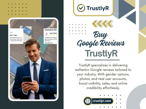 Although there are a number of platforms that provide this service, Trustlyr is different from the others. This looks at why Trustlyr differs, how it contrasts with other alternatives, and how one can buy Google reviews trustlyr securely and efficiently.

Official Website: https://trustlyr.com/buy-google-reviews

Read Our Blogs:
https://tinyurl.com/27ddyaya
https://is.gd/bkXtGM
https://v.gd/FwIrD7

More Links:
https://v.gd/hxewe8
https://is.gd/gWIqqN
https://tinyurl.com/2yj93pzc