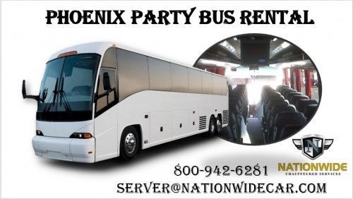 Phoenix party bus rental