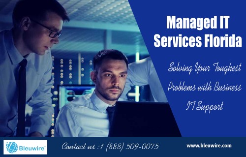 Network Support in Fort Lauderdale - The Domain of Future in the Present at https://bleuwire.com/

Service us 
Managed It Services Florida
Managed Services South Florida
It Support Florida
It Solutions South Florida

The Network services create your IT system additional dependable plus tenable that it was ever previous to. It helps to increase your networks touchable plus ensure the network ease of use end to end presentation. Network Support in Fort Lauderdale assists you to alleviate plus get rid of your downtime plus service degradation. It also keeps your network IT employees on focused on center and prospect planned initiatives to keep your IT system as well as services additional spirited.

Contact us
Address-10990 NW 138th St, STE 10,Hialeah, FL 33018
Phone- +1 (888) 509-0075
Email -info@bleuwire.com

Find us 
https://goo.gl/maps/JPXT11zGsvR2

Social
https://twitter.com/bleuwire/
https://www.diigo.com/user/miamiitservices
https://padlet.com/MiamiITServices
https://snapguide.com/it-services-miami/
https://www.thinglink.com/bleuwireITServic