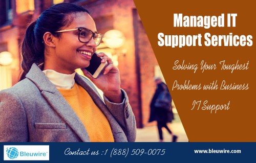 Managed IT Support Services - Perfect Solution For Communication at https://bleuwire.com/

Service us 
Managed IT Services West Palm Beach
Managed IT Services Doral
Managed IT Services Tampa
Managed IT Services Fort Lauderdale

Managed services are not just a cheap alternative to in-house services any longer for most of the businesses. These services are now playing a pertinent role in transforming and improvising the ways we run our day to day operational activities. Our day to day operations are quite dependent on IT, and among IT our biggest concern is security. Therefore Managed IT Support Services providers are now providing managed services as dedicated standalone services that are a complete solution for several challenges faced by you including landscaping, industry compliance with technology standards, staffing and skill pressures, data intrusion and malware management and several other similar security factors.

Contact us
Address-8567 Coral Way #465,Miami, FL 33155
Phone- +1 (888) 509-0075
Email -info@bleuwire.com

Find us 
https://goo.gl/maps/LyH2KwQbedp

Social
https://www.instagram.com/bleuwireitservices/
https://plus.google.com/u/0/117747196385985035385
http://www.alternion.com/users/MiamiITServices/
https://www.houzz.in/user/bleuwireitservices
https://onmogul.com/bleuwireitservices