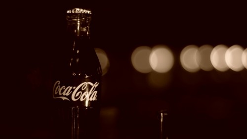Coca cola bottle sepia glass 24724 1366x768