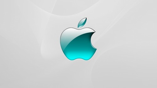 Apple mac brand logo glass background light 44018 1366x768
