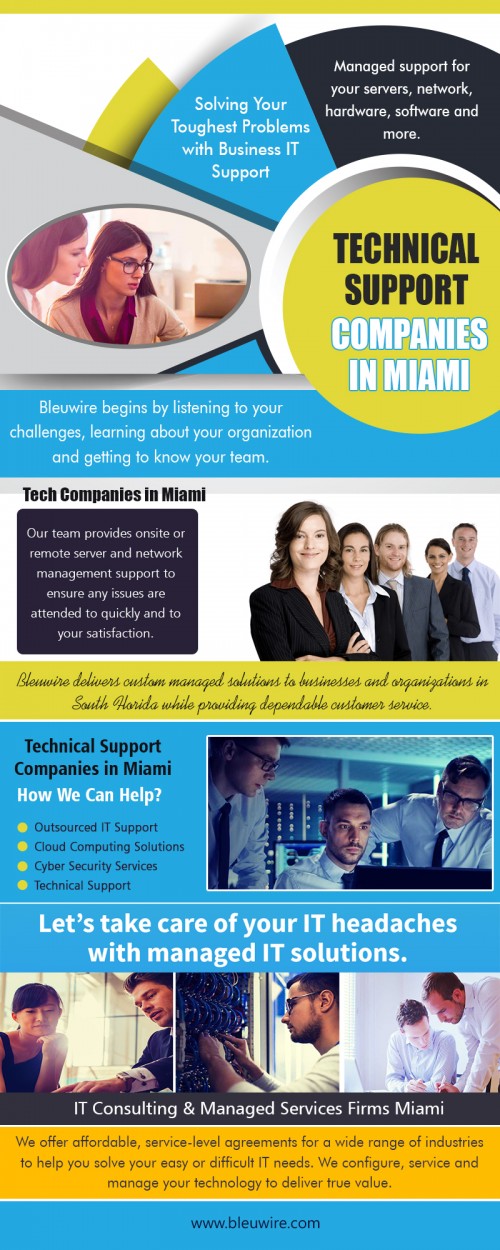 Technical support in Miami for small company and firms AT https://bleuwire.com/how-can-we-help/technical-support/
A technician will always ask for some personal information of you and your system to assist you better. Your personal information is stored in their system so that when you call them again, they will have a better knowledge about you and your network. You need not worry as your contact information is secured. Get technical support in Miami services for high-quality results. 
Social : 
https://www.designspiration.net/mabonihashe/
http://contactup.io/_u10453/
http://addin.cc/it-support-florida