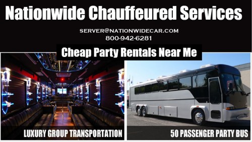 Cheap Party Bus Rental Near Me