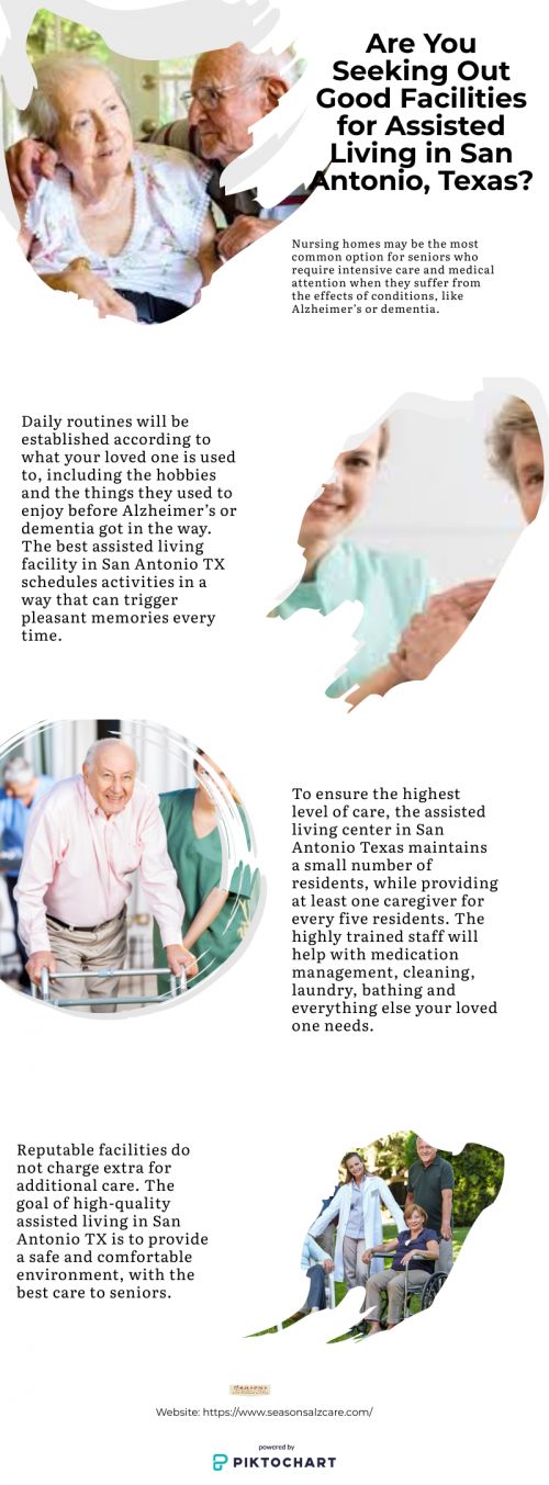 Are you seeking out good facilities for assisted living in san antonio, Texas