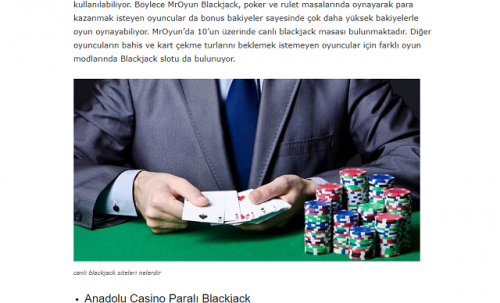 Be that as it may, betting is broken if not play cash, and on the off chance that you think the equivalent, play blackjack to win money. The seller has a blackjack. The member's blackjack ties the merchant paralı blackjack siteleri, accordingly no money changes hands to the bet. 

#paralıblackjack #paralıblackjackoyna #paralıblackjacksiteleri 

Web: http://paraliblackjackoyna.com/