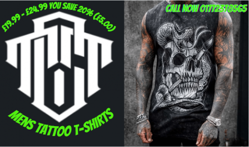 Are you looking tattoo t-shirts for men? We have wide collection of tattoo design t-shirt and tattoo printed t-shirt you can easily purchase from Tcthreads.com

Please Visit here:- https://tcthreads.com/collections/t-shirts

CONTACT US

To contact us about any issue or question you may have, please email us over at hello@tcthreads.com we will get back to you within 2 business days.

COMPANY INFORMATION: 

TC THREADS CLOTHING LTD

Company No: 12174059 14 Guildhall St Preston PR1 3NU 

01772378565