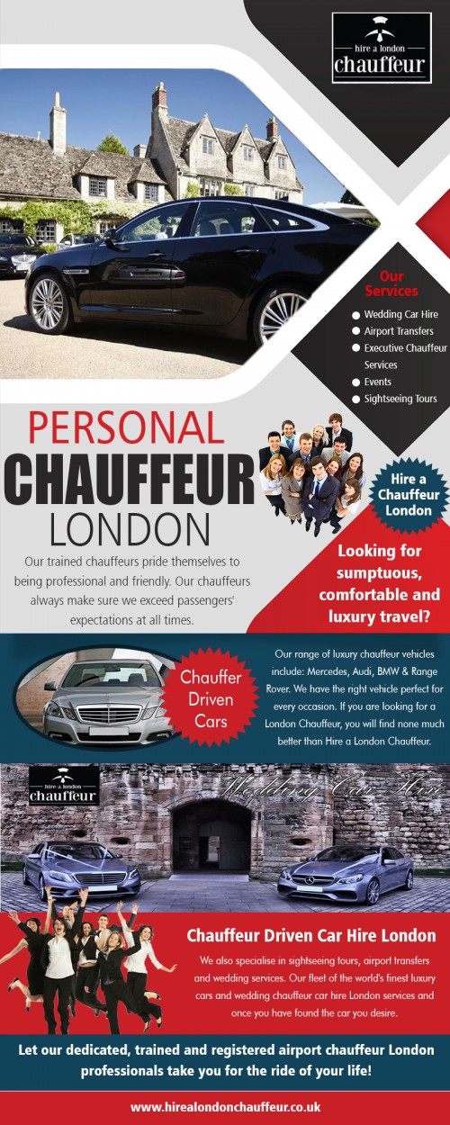 Reasons to Hire A Chauffeur London at https://www.hirealondonchauffeur.co.uk/chauffeur-driven-cars/

Find us on : https://goo.gl/maps/PCyQ3qyUdyv

Often you'll sit in awe as you watch your favorite celebrity being whisked away in an executive chauffeur drive vehicle and you wonder if it will ever be your chance. There are many reasons why Hire A Chauffeur London is a convenient and practical solution, adding excitement and fun to your experience. It is common to choose an executive chauffeur drive vehicle where you can sit back and relax and let the driver get you to your airport terminal with ease.

TSDA Trans Ltd London

Address: 31 Ellington Court,
High Street, London, N14 6LB
Call Us On +447469846963, +442083514940
Email : info@hirealondonchauffeur.co.uk

My Profile : https://photouploads.com/chauffeurhire

More Images :

https://photouploads.com/image/EJlV
https://photouploads.com/image/EJlU
https://photouploads.com/image/EJlX
https://photouploads.com/image/EJl3