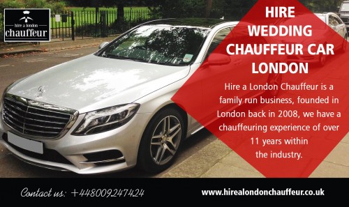 Tips for Hire Wedding Chauffeur Car London at https://www.hirealondonchauffeur.co.uk/mercedes-s-class/

Find us on : https://goo.gl/maps/PCyQ3qyUdyv

Deciding to get married is a large role in a person's life; a lot of women and men consider their weddings to be the most memorable and spectacular events that have ever happened in his or her life. There is plenty of time, effort, patience, and money that are put into a wedding to make it the individual, memorable moment that it should be. While the actual wedding is of the utmost importance, so is the time leading up to the wedding and the time after the wedding.That is when Hire Wedding Chauffeur Car London would play a very significant role.

TSDA Trans Ltd London

Address: 31 Ellington Court,
High Street, London, N14 6LB
Call Us On +447469846963, +442083514940
Email : info@hirealondonchauffeur.co.uk

My Profile : https://photouploads.com/chauffeurhire

More Images :

https://photouploads.com/image/EJlV
https://photouploads.com/image/EJl6
https://photouploads.com/image/EJlL
https://photouploads.com/image/EJl9