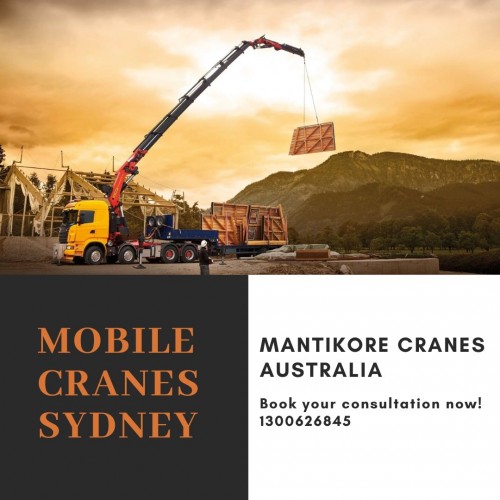 Mantikore Cranes Services is a long-established mobile cranes Sydney company.  We are Sydney cranes labour providers supplying our clients with reliable and experienced Tower crane operators, dogman and riggers. Our cranes and personnel are suitably skilled and experienced to overcome all kinds of crane challenges. Ranging from small to large projects we have a crane to meet your needs. We are committed to completing all projects safely, efficiently, on budget and on-time. We also provide buyback options once your crane has completed your project. We have more than 29 years of experience working in the crane hire industries in Australia. We assure you that you will receive the best crane hire services.  Cranes available for sale or hire to the construction sector. Cranes we provide are Tower Crane, Mobile Cranes, Self-Erecting cranes, Electric Luffing cranes etc.   Experienced operators and personnel are available for short- or long-term assignments.  For more information visit our site today. Book Consultation:  1300626845

Website:  https://mantikorecranes.com.au/

Address:  PO BOX 135 Cobbitty NSW, 2570 Australia
Email:  info@mantikorecranes.com.au 
Opening Hours:  Monday to Friday from 7 am to7 pm

Follow us on our Social accounts:
Facebook
https://www.facebook.com/pg/Mantikore-Cranes-108601277292157/about/?ref=page_internal
Instagram
https://www.instagram.com/mantikorecranes/
Twitter
https://twitter.com/MantikoreC