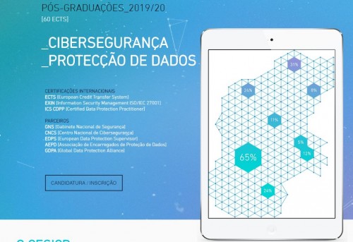 INSCRIÇÕES ABERTAS. Pós Graduações em Cibersegurança e em Protecção de Dados com certificação internacional C|ISSO, ISO 27001 e ICS CDPP

Visite o site:- https://www.cesicp.pt/