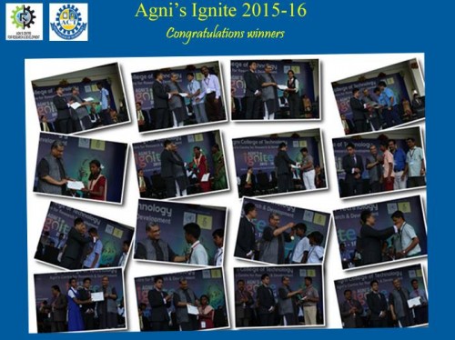 Agni's Ignite 2015 16 Excellent creations!!! We appreciate all the young innovators.