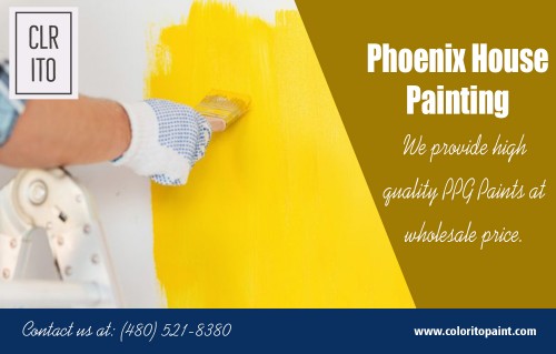 Exterior home painting to color your exterior home walls at https://coloritopaint.com 

We deals in:
Residential painting
House painting Tempe
house painters phoenix
house painting companies  

The outside surface of your home can be genuinely influenced by extraordinary climates like overwhelming precipitation or daylight. It can lead to peeling or brings about breaking on the outer surface. A layer of outdoor paint can cover stains and harms. These top benefits of painting your home's exterior with the help of an exterior home painting painters guarantee you the consistency and lifespan of your work. So, ensure you pick somebody who's been in the business for sufficiently long! 

Address- 456 e Huber st Mesa , Arizona  85203
Call us: (480) 521-8380
mail us: Support@ColoritoPaint.com
Message us on facebook: https://m.facebook.com/msg/Coloritopaint/

Social:
https://www.twitch.tv/arizonapainters/videos/all
https://photos.app.goo.gl/guhGK1wNQMWEB5AB6
https://plus.google.com/112135791758103405918
https://plus.google.com/communities/102045965905210508934
https://plus.google.com/communities/118063624718810850682