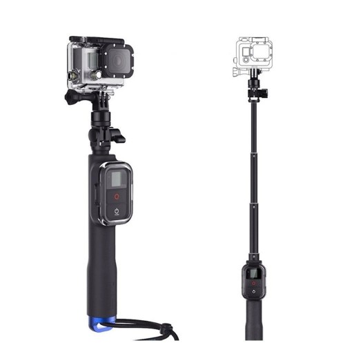 TOP Quality 98cm 39 Portable Gopro Monopod Handheld Monopod Pole With WIFI Remote Housing Tripod For