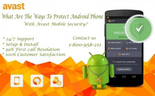 Avast protects any device from spread of viruses and malicious codes. It is important to install an antivirus application on the mobile phone to stay protected from the threat of viruses. This is completely free software available online. 
Read More: http://avastsupportau.eklablog.com/what-are-the-ways-to-protect-android-phone-with-avast-mobile-security-a134360480