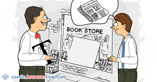 We sent a web developer to the store to get The Times newspaper. He came back with The Times New Roman.

For more browser comics visit comic.browserling.com. New jokes about browsers and web developers every week!