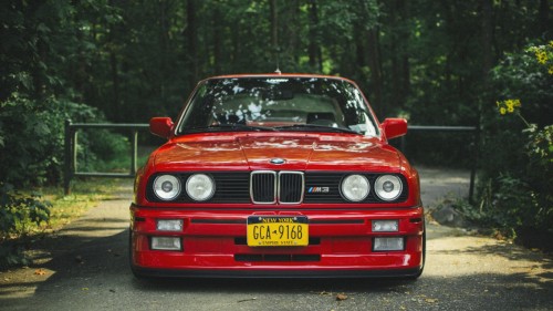 Bmw e30 m3 red tuning 97062 1366x768