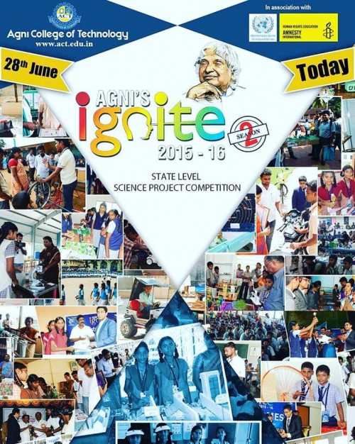 Dr.APJ.Abdul kalam's dream is being implemented with Agni's Ignite 2015 16!!!0